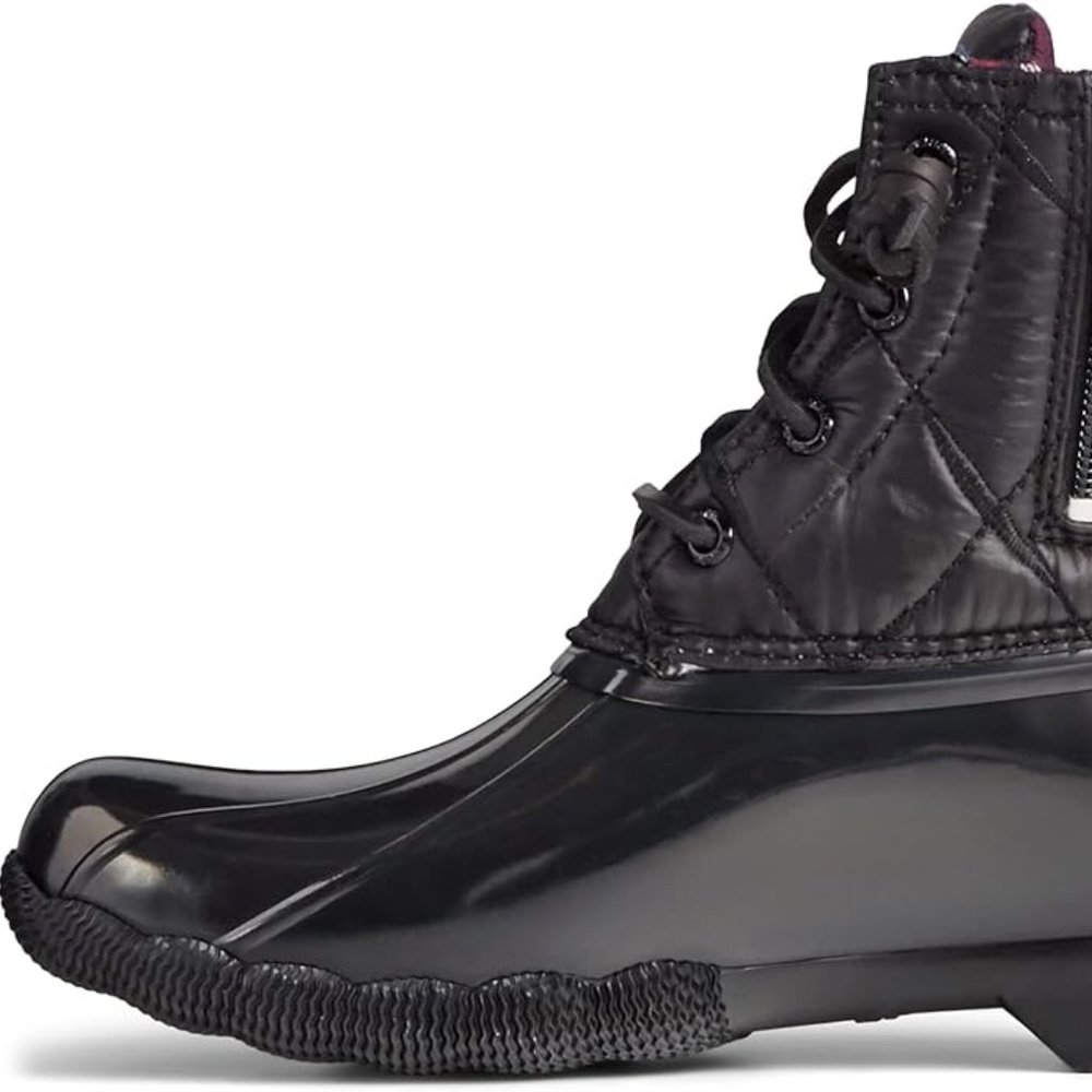 Sperry Women's Saltwater Nylon Quilt Rain Boot